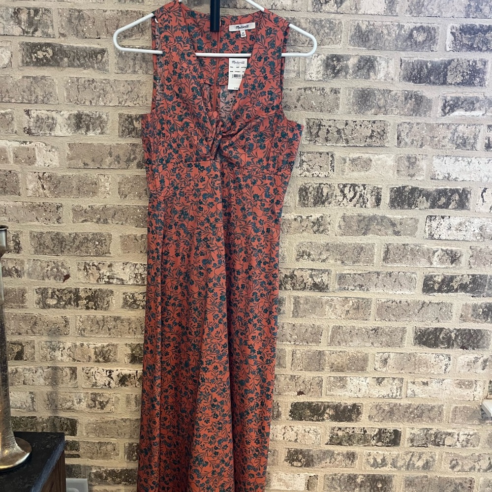 Madewell Floral midi Sleeveless Maxi Dress size 00